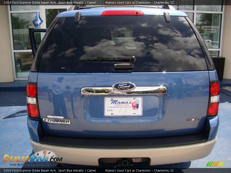 2009 Ford Explorer Eddie Bauer 4x4 Sport Blue Metallic / Camel Photo #8
