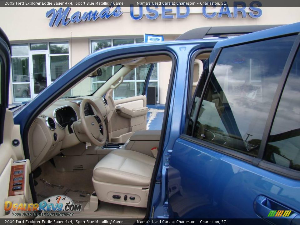 2009 Ford Explorer Eddie Bauer 4x4 Sport Blue Metallic / Camel Photo #9