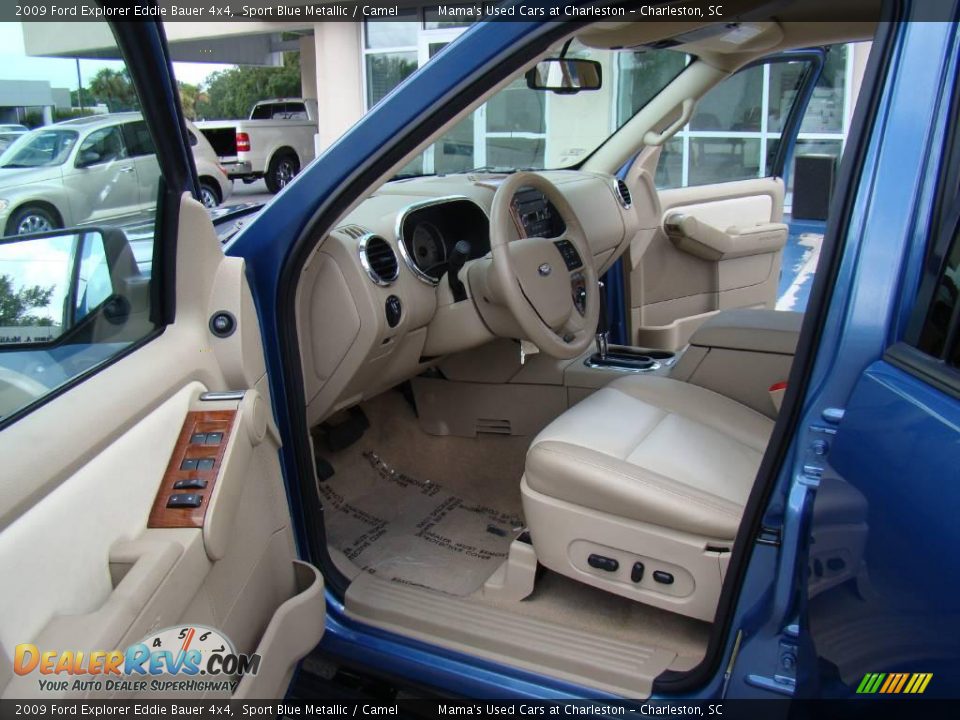 2009 Ford Explorer Eddie Bauer 4x4 Sport Blue Metallic / Camel Photo #10