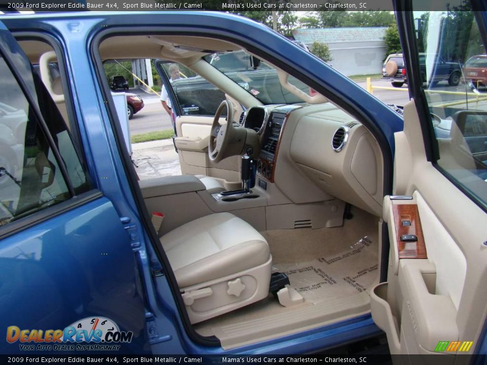2009 Ford Explorer Eddie Bauer 4x4 Sport Blue Metallic / Camel Photo #13