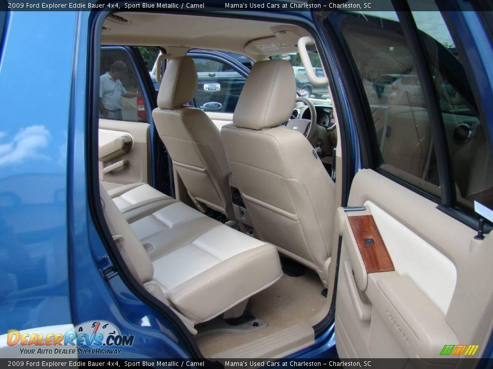 2009 Ford Explorer Eddie Bauer 4x4 Sport Blue Metallic / Camel Photo #14