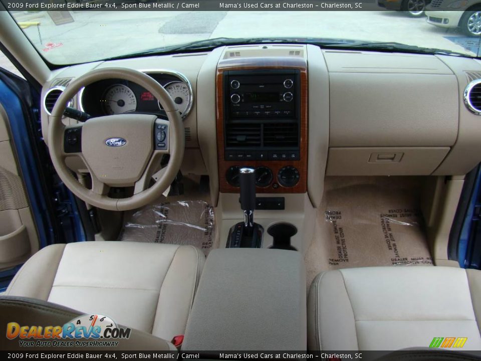 2009 Ford Explorer Eddie Bauer 4x4 Sport Blue Metallic / Camel Photo #15