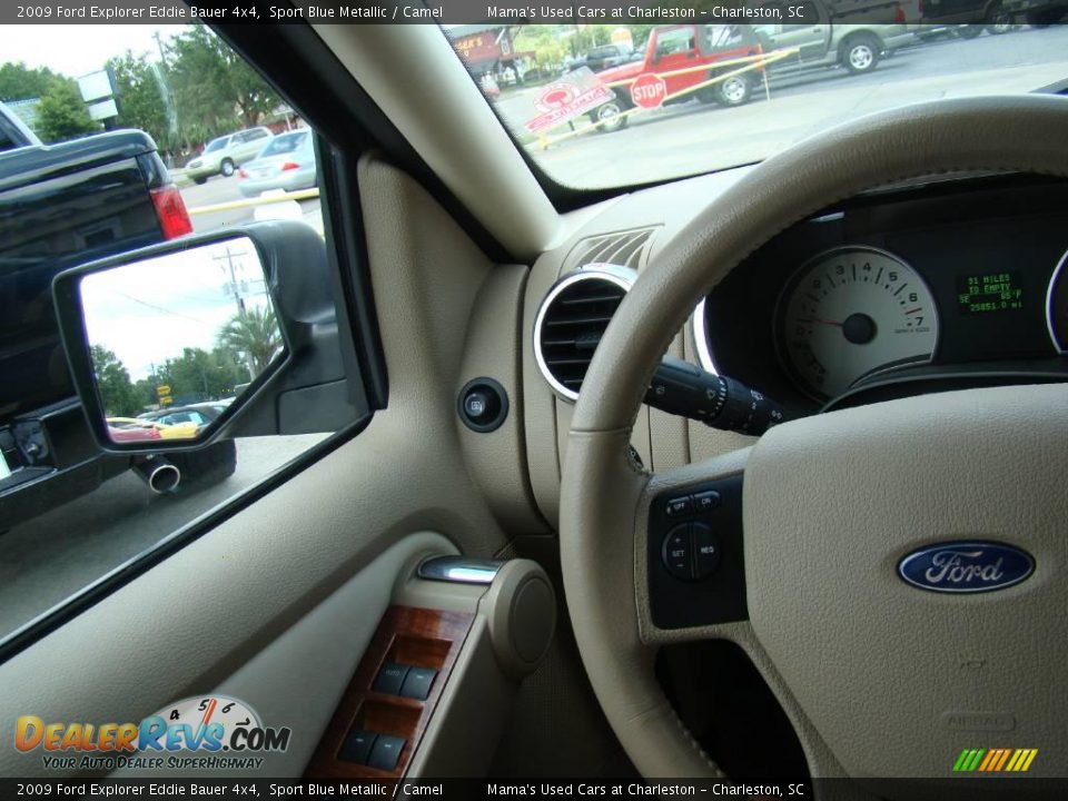 2009 Ford Explorer Eddie Bauer 4x4 Sport Blue Metallic / Camel Photo #18