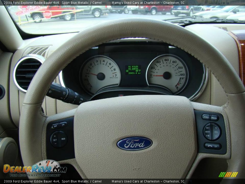 2009 Ford Explorer Eddie Bauer 4x4 Sport Blue Metallic / Camel Photo #19