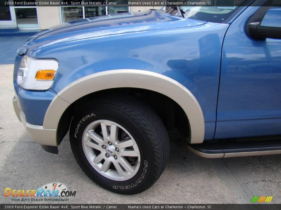 2009 Ford Explorer Eddie Bauer 4x4 Sport Blue Metallic / Camel Photo #23