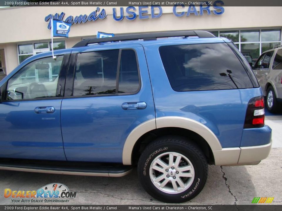 2009 Ford Explorer Eddie Bauer 4x4 Sport Blue Metallic / Camel Photo #24