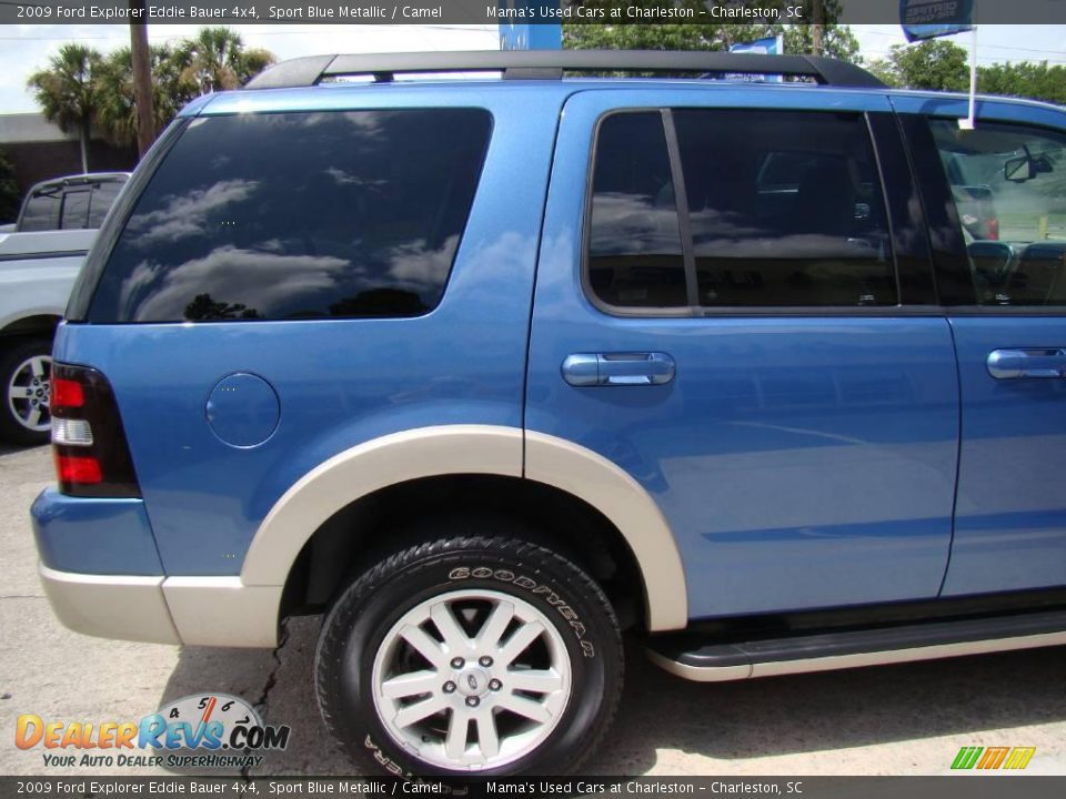 2009 Ford Explorer Eddie Bauer 4x4 Sport Blue Metallic / Camel Photo #25