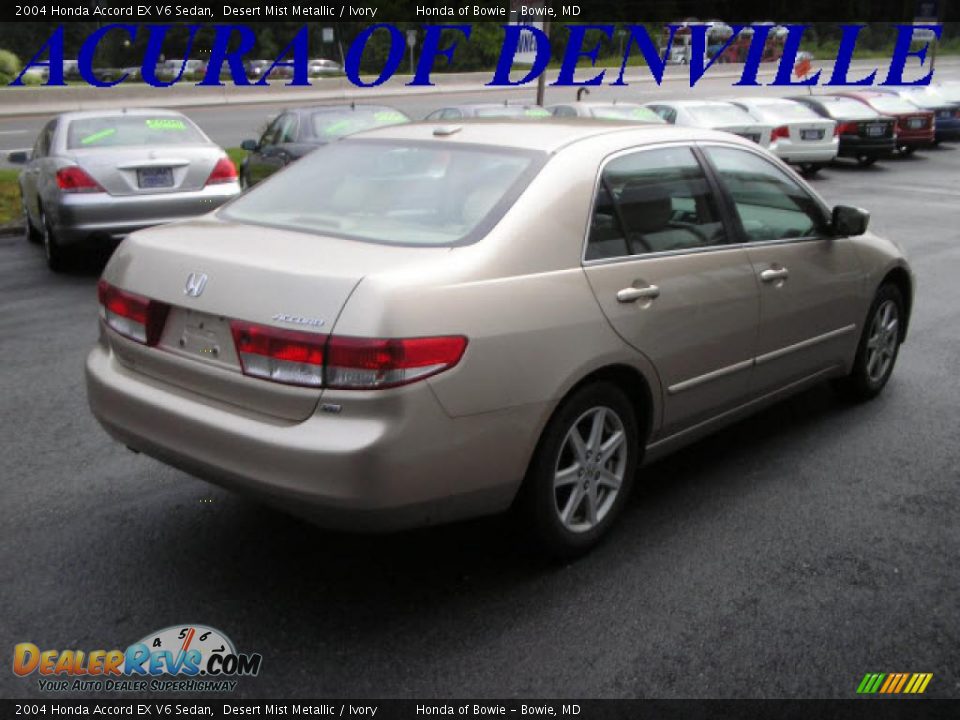 2004 Honda Accord EX V6 Sedan Desert Mist Metallic / Ivory Photo #3