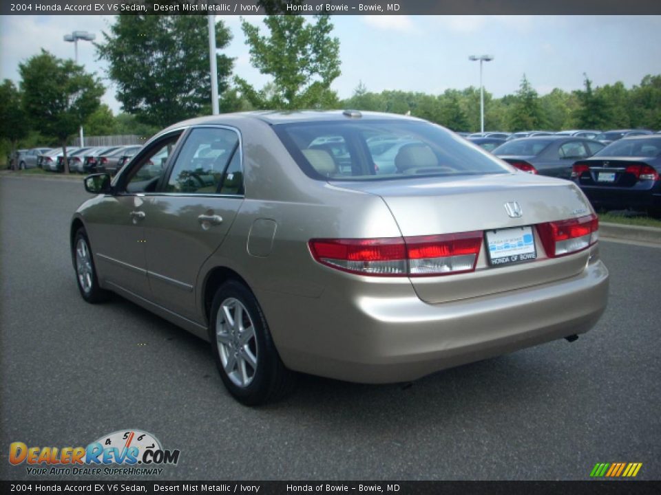 2004 Honda Accord EX V6 Sedan Desert Mist Metallic / Ivory Photo #5