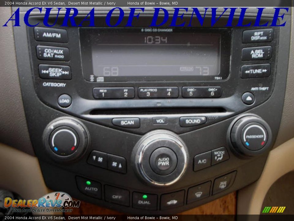 2004 Honda Accord EX V6 Sedan Desert Mist Metallic / Ivory Photo #8