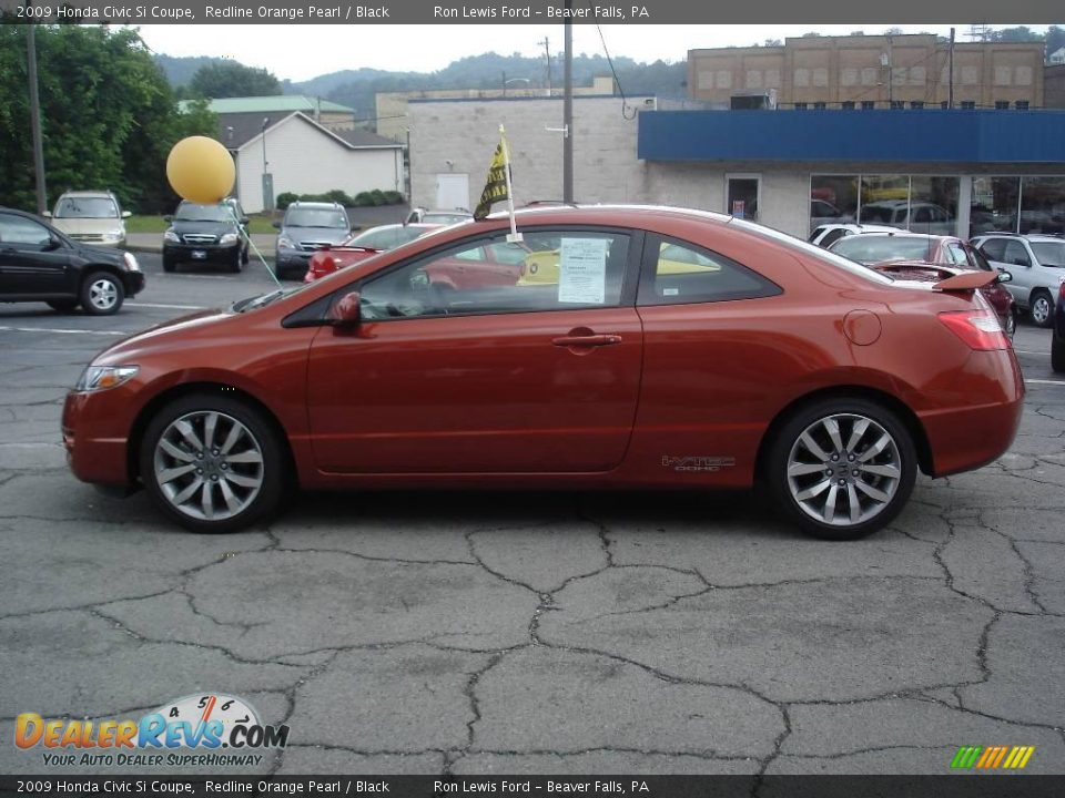 2009 Orange honda civic si #1