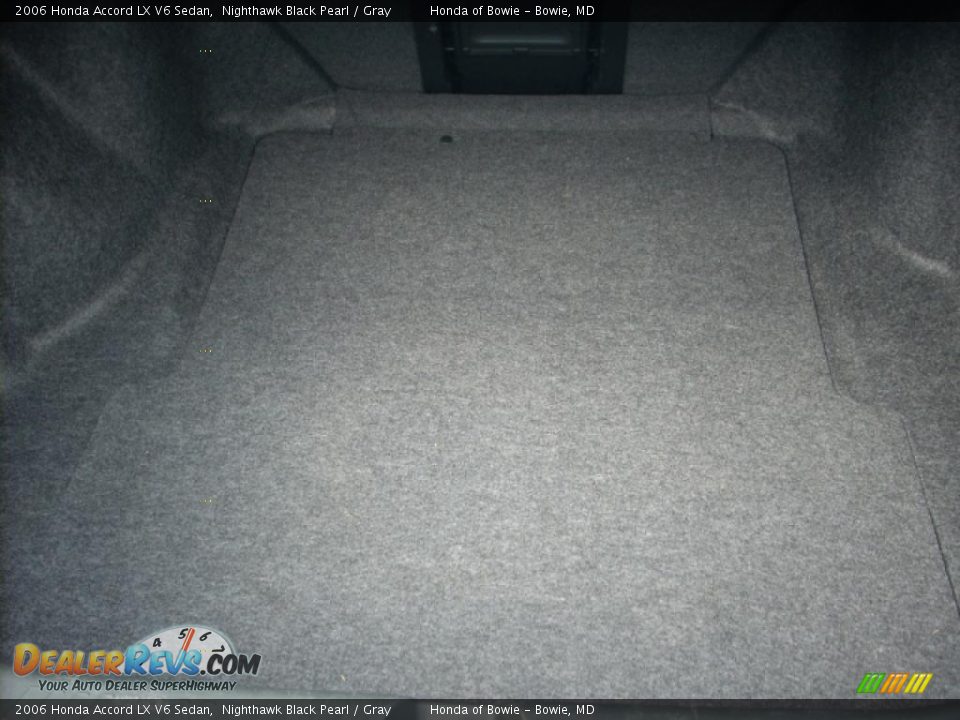 2006 Honda Accord LX V6 Sedan Nighthawk Black Pearl / Gray Photo #22