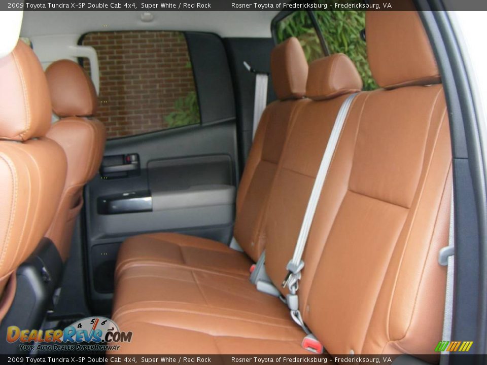 2009 Toyota Tundra X-SP Double Cab 4x4 Super White / Red Rock Photo #7