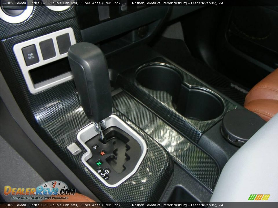 2009 Toyota Tundra X-SP Double Cab 4x4 Super White / Red Rock Photo #12