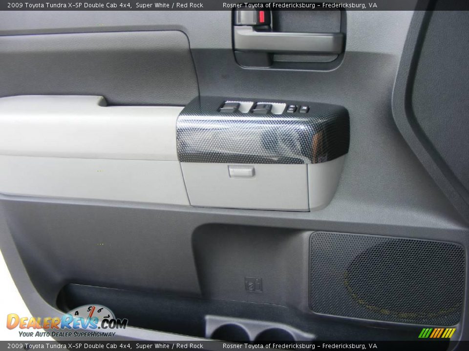 2009 Toyota Tundra X-SP Double Cab 4x4 Super White / Red Rock Photo #14
