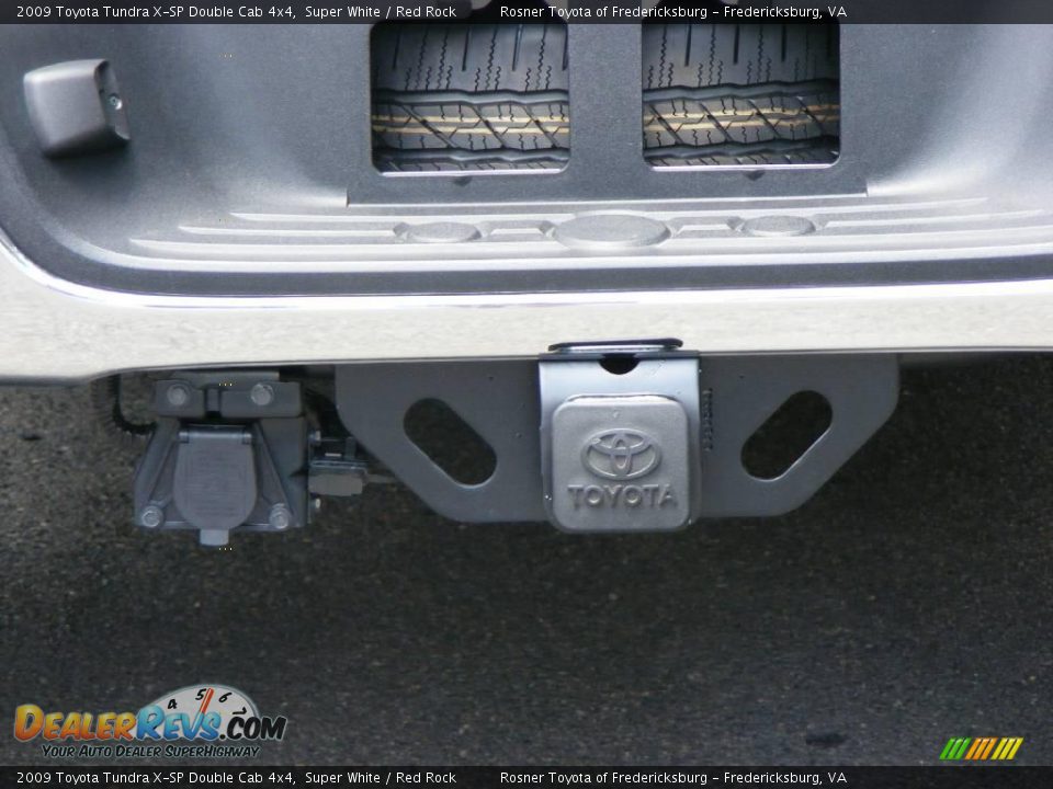 2009 Toyota Tundra X-SP Double Cab 4x4 Super White / Red Rock Photo #15