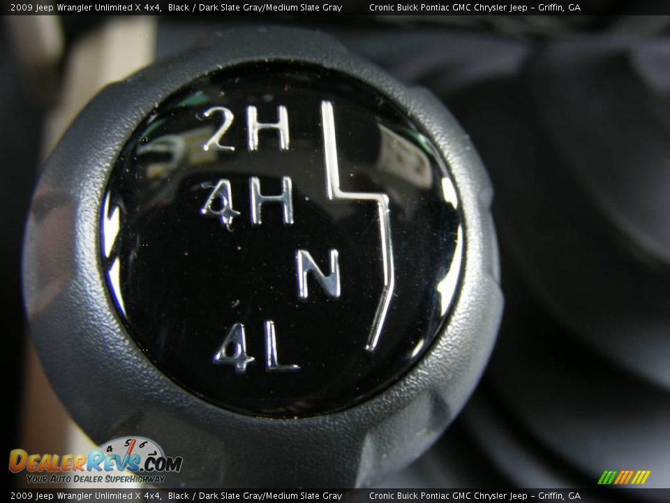2009 Jeep Wrangler Unlimited X 4x4 Black / Dark Slate Gray/Medium Slate Gray Photo #21