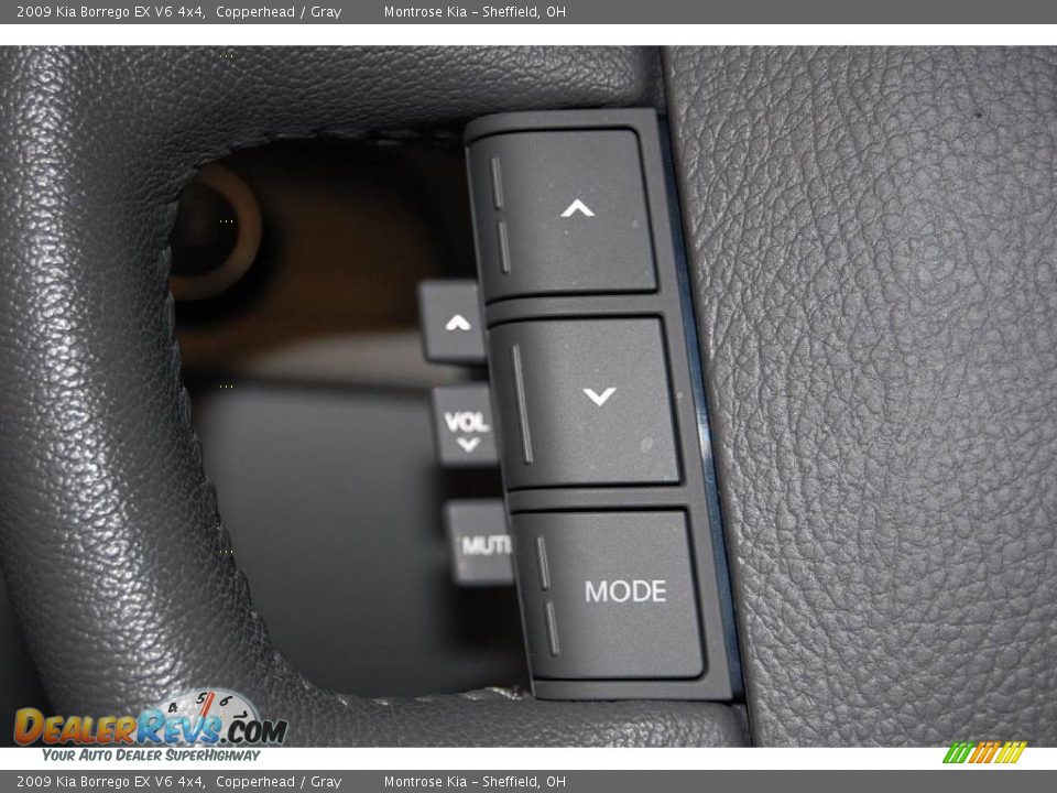 2009 Kia Borrego EX V6 4x4 Copperhead / Gray Photo #16