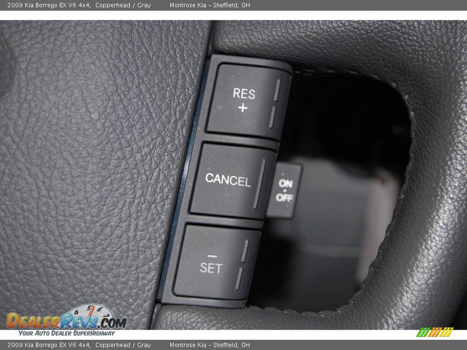 2009 Kia Borrego EX V6 4x4 Copperhead / Gray Photo #17