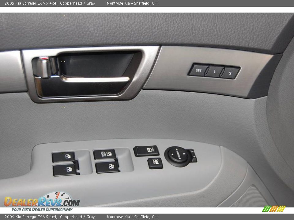2009 Kia Borrego EX V6 4x4 Copperhead / Gray Photo #30