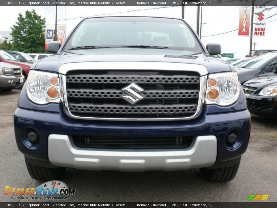 2009 Suzuki Equator Sport Extended Cab Marine Blue Metallic / Desert Photo #2