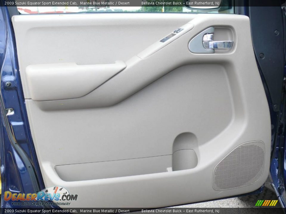 2009 Suzuki Equator Sport Extended Cab Marine Blue Metallic / Desert Photo #6