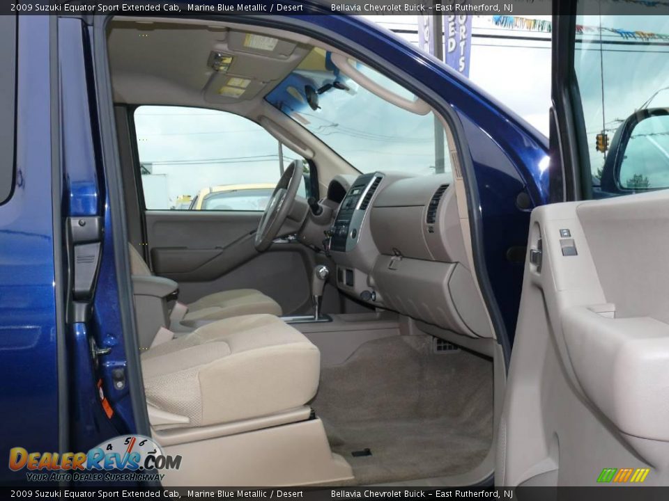 2009 Suzuki Equator Sport Extended Cab Marine Blue Metallic / Desert Photo #8