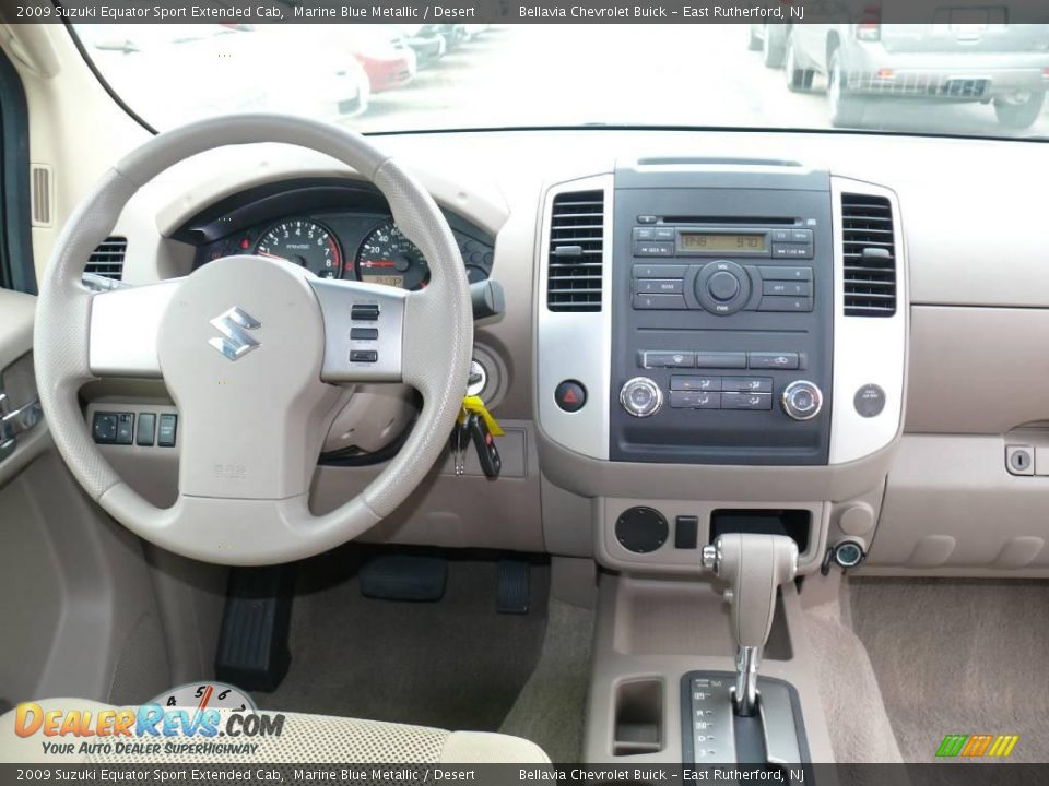 2009 Suzuki Equator Sport Extended Cab Marine Blue Metallic / Desert Photo #9