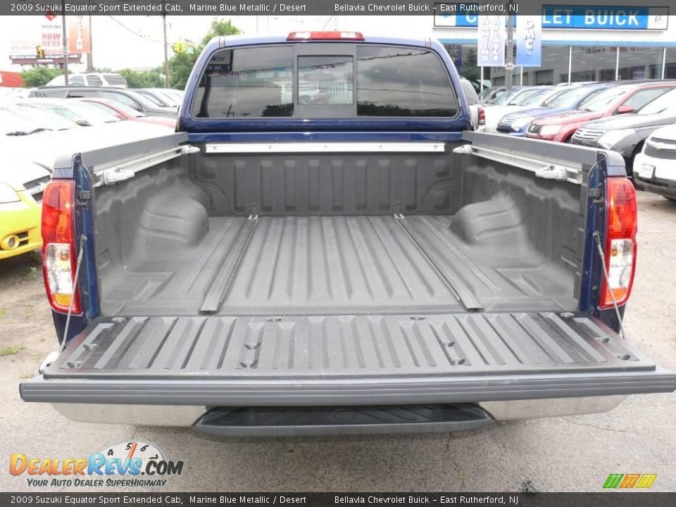 2009 Suzuki Equator Sport Extended Cab Marine Blue Metallic / Desert Photo #13
