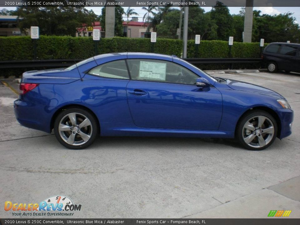2010 Lexus IS 250C Convertible Ultrasonic Blue Mica / Alabaster Photo #3
