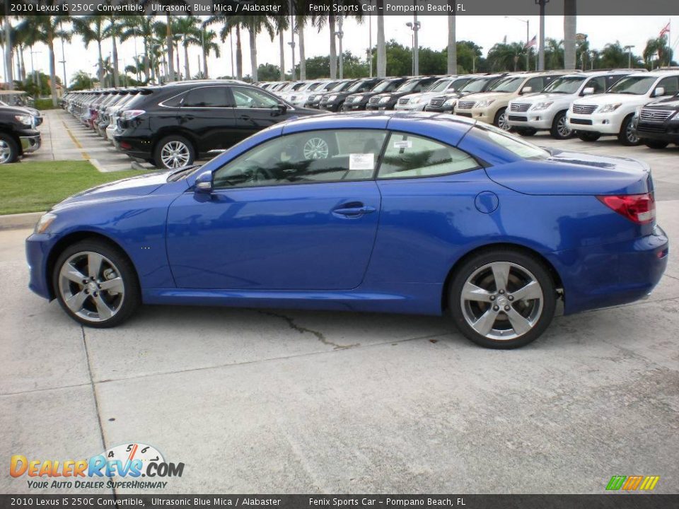 2010 Lexus IS 250C Convertible Ultrasonic Blue Mica / Alabaster Photo #4