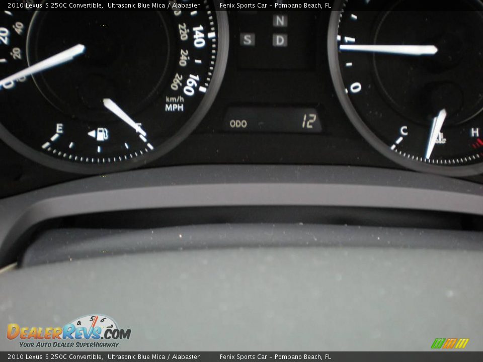 2010 Lexus IS 250C Convertible Ultrasonic Blue Mica / Alabaster Photo #8