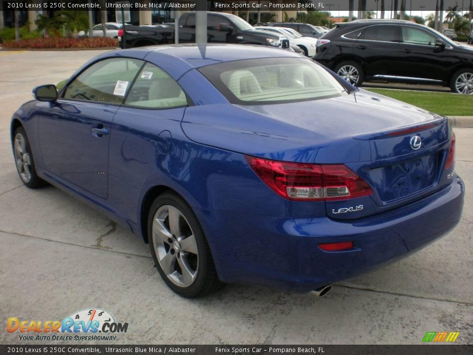 2010 Lexus IS 250C Convertible Ultrasonic Blue Mica / Alabaster Photo #9