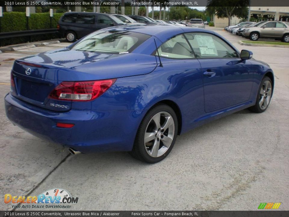 2010 Lexus IS 250C Convertible Ultrasonic Blue Mica / Alabaster Photo #11