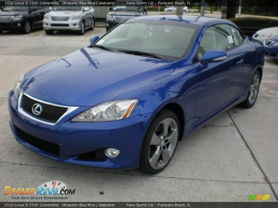 2010 Lexus IS 250C Convertible Ultrasonic Blue Mica / Alabaster Photo #12