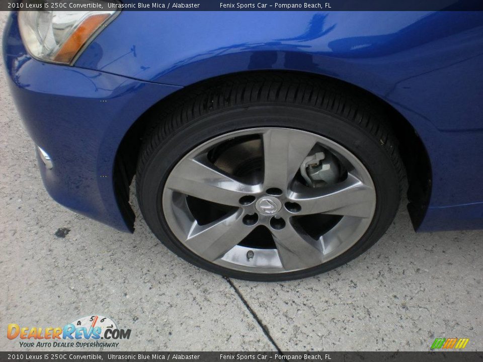 2010 Lexus IS 250C Convertible Ultrasonic Blue Mica / Alabaster Photo #28