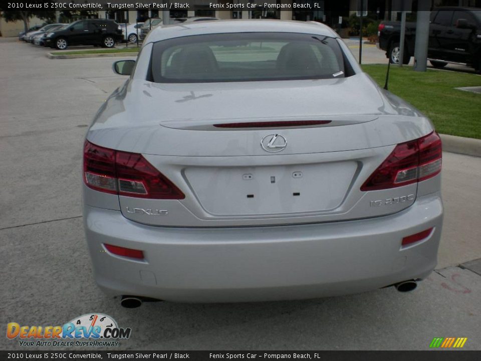 2010 Lexus IS 250C Convertible Tungsten Silver Pearl / Black Photo #2