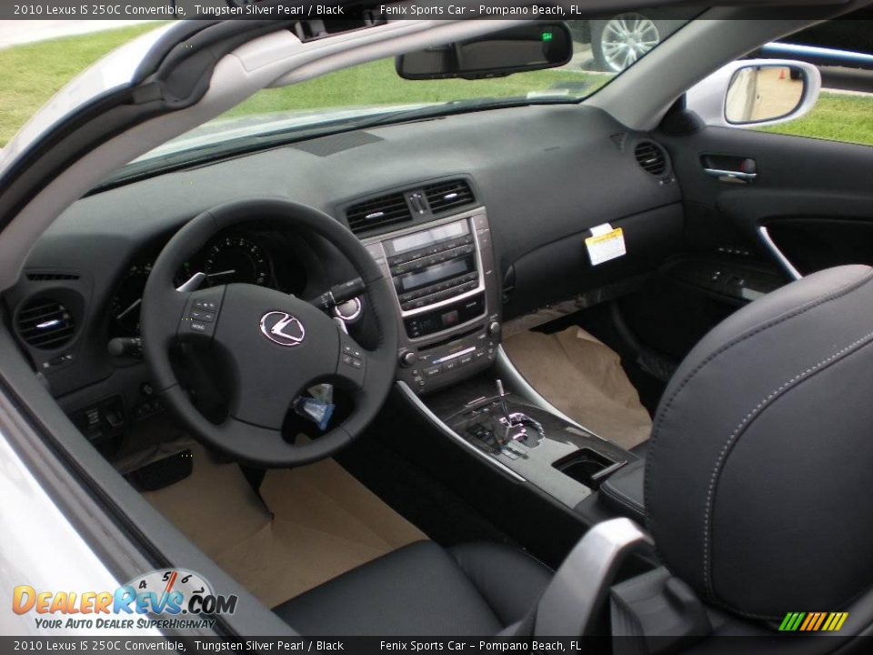 2010 Lexus IS 250C Convertible Tungsten Silver Pearl / Black Photo #5