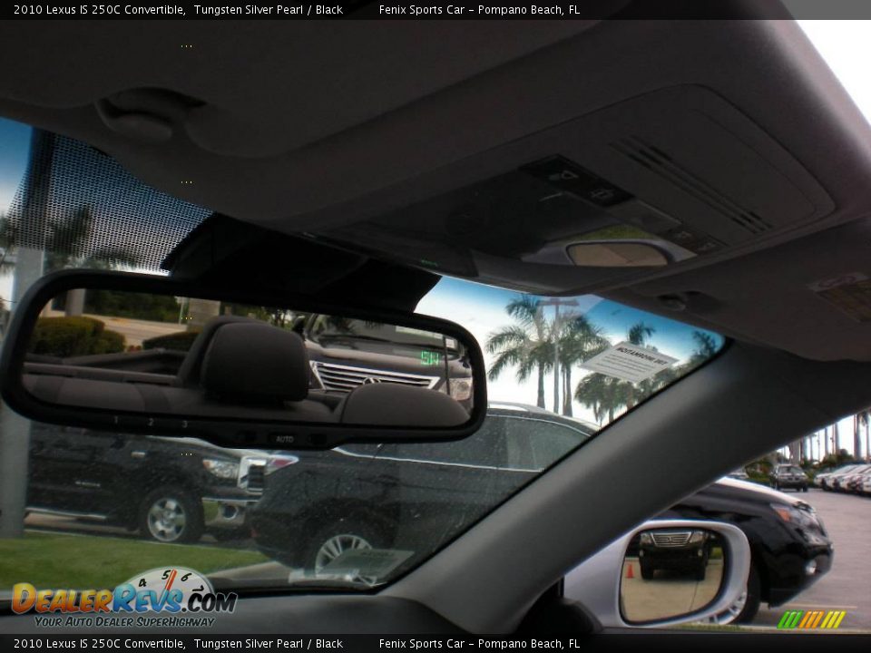 2010 Lexus IS 250C Convertible Tungsten Silver Pearl / Black Photo #8