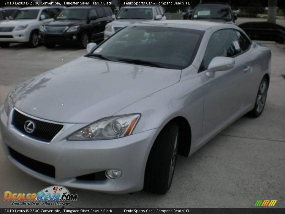 2010 Lexus IS 250C Convertible Tungsten Silver Pearl / Black Photo #9
