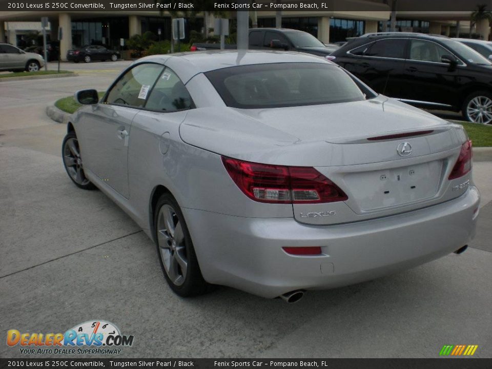 2010 Lexus IS 250C Convertible Tungsten Silver Pearl / Black Photo #11