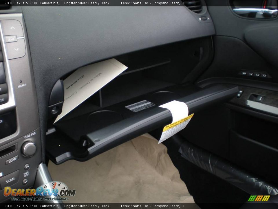 2010 Lexus IS 250C Convertible Tungsten Silver Pearl / Black Photo #16