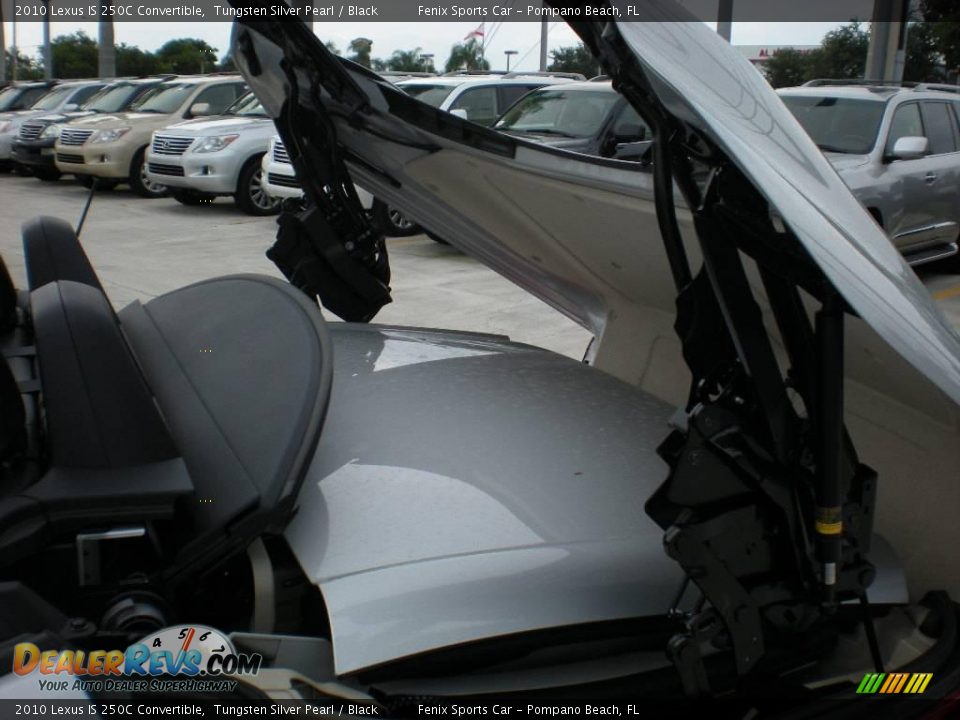 2010 Lexus IS 250C Convertible Tungsten Silver Pearl / Black Photo #17
