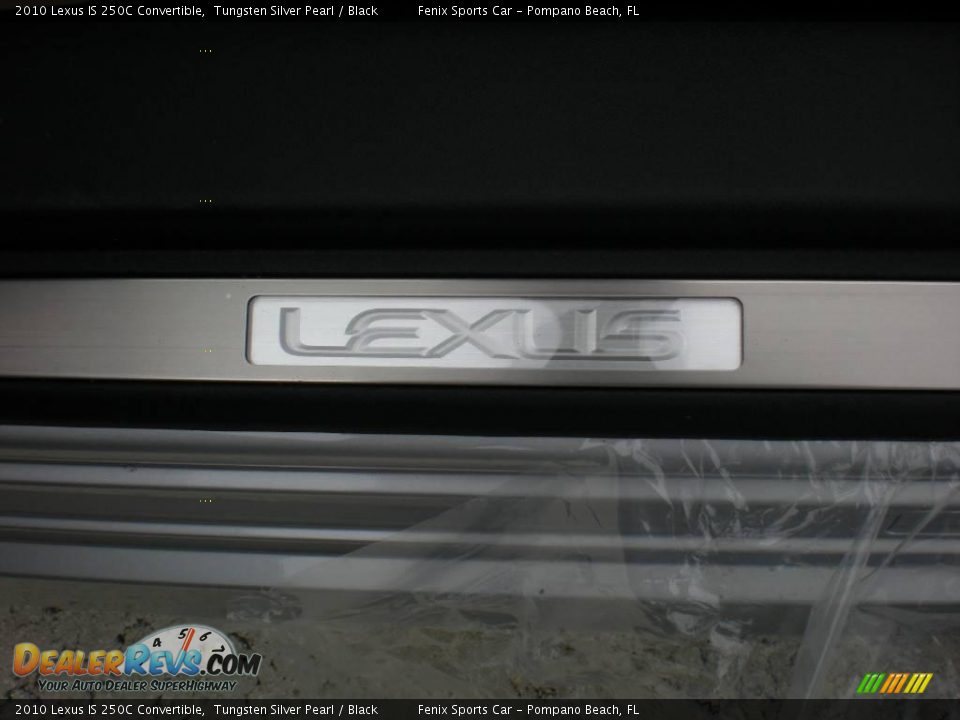 2010 Lexus IS 250C Convertible Tungsten Silver Pearl / Black Photo #18