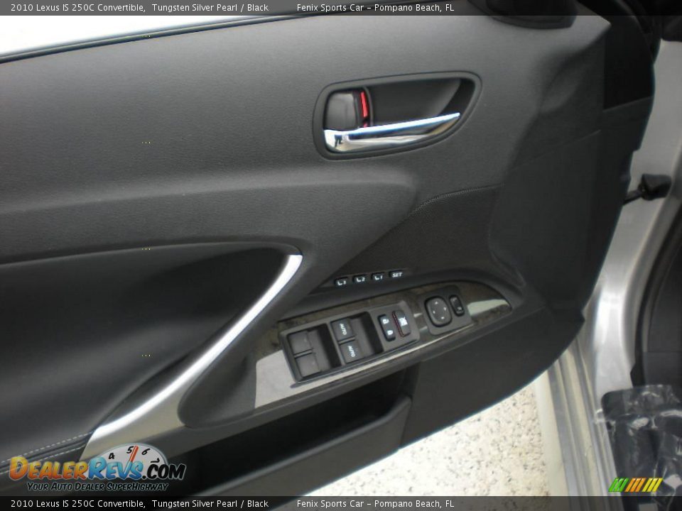 2010 Lexus IS 250C Convertible Tungsten Silver Pearl / Black Photo #19