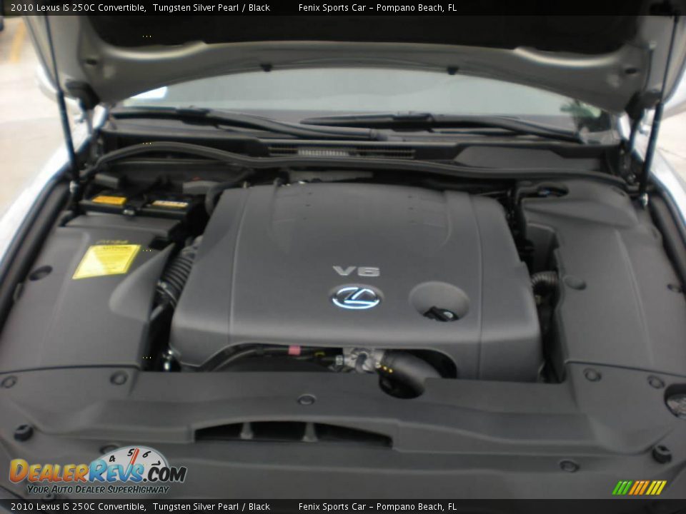 2010 Lexus IS 250C Convertible Tungsten Silver Pearl / Black Photo #20