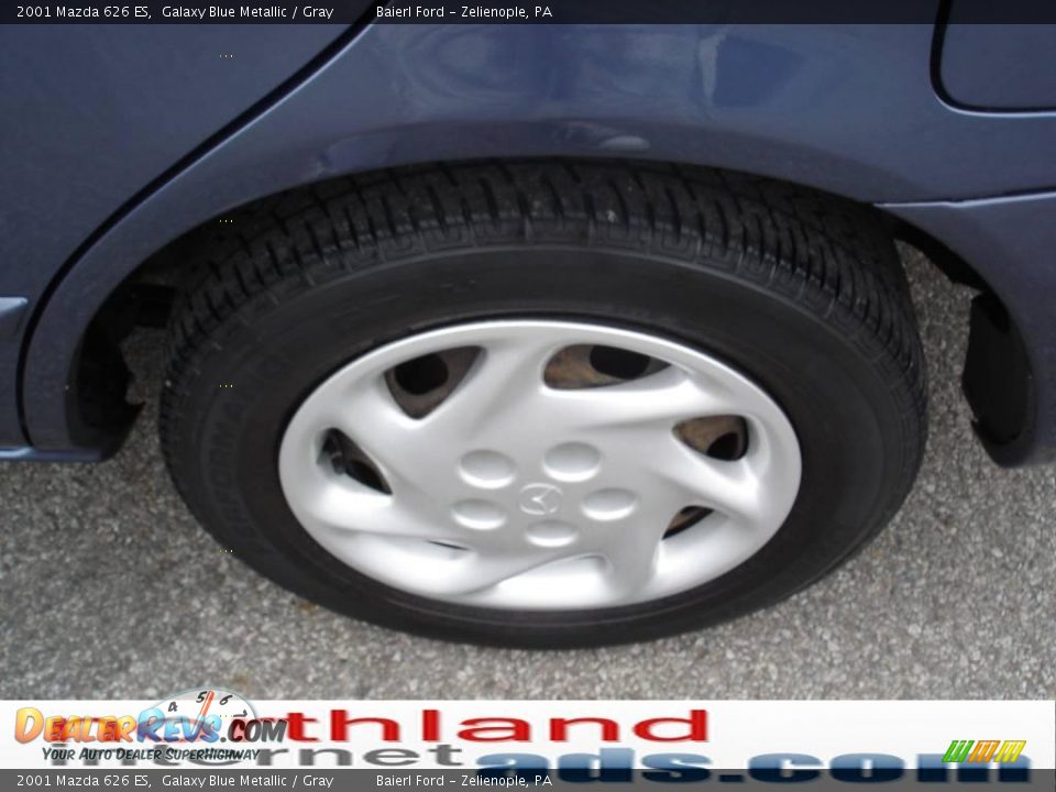 2001 Mazda 626 ES Galaxy Blue Metallic / Gray Photo #13