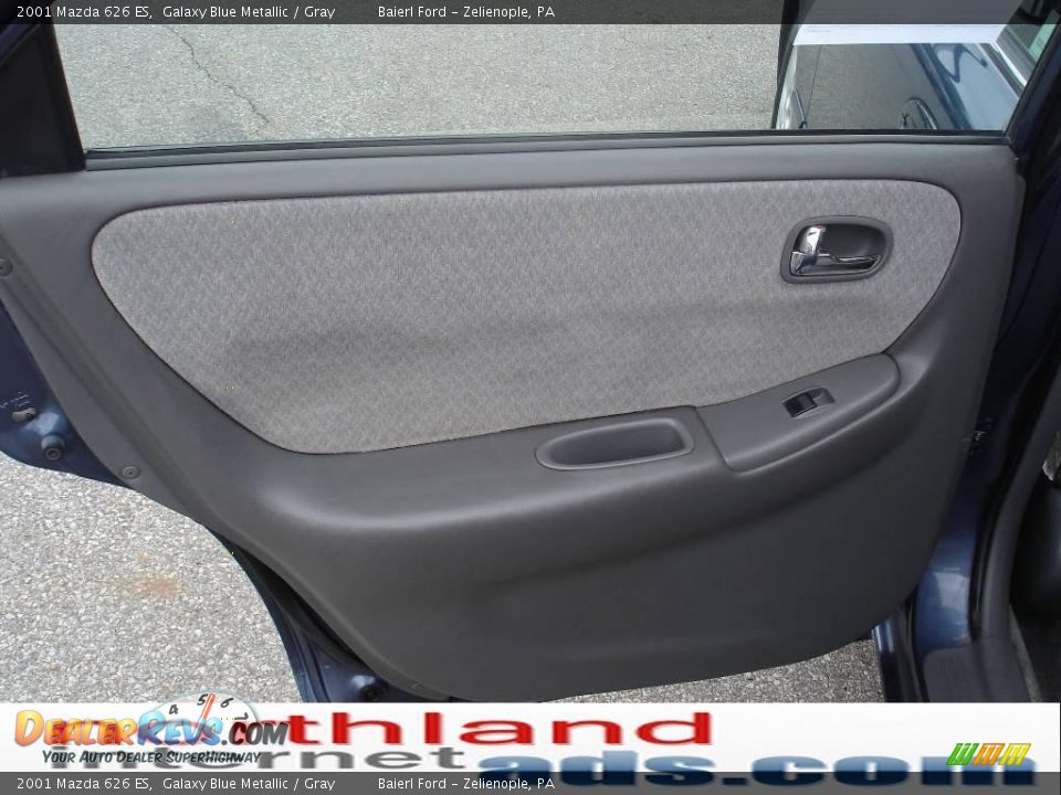 2001 Mazda 626 ES Galaxy Blue Metallic / Gray Photo #14