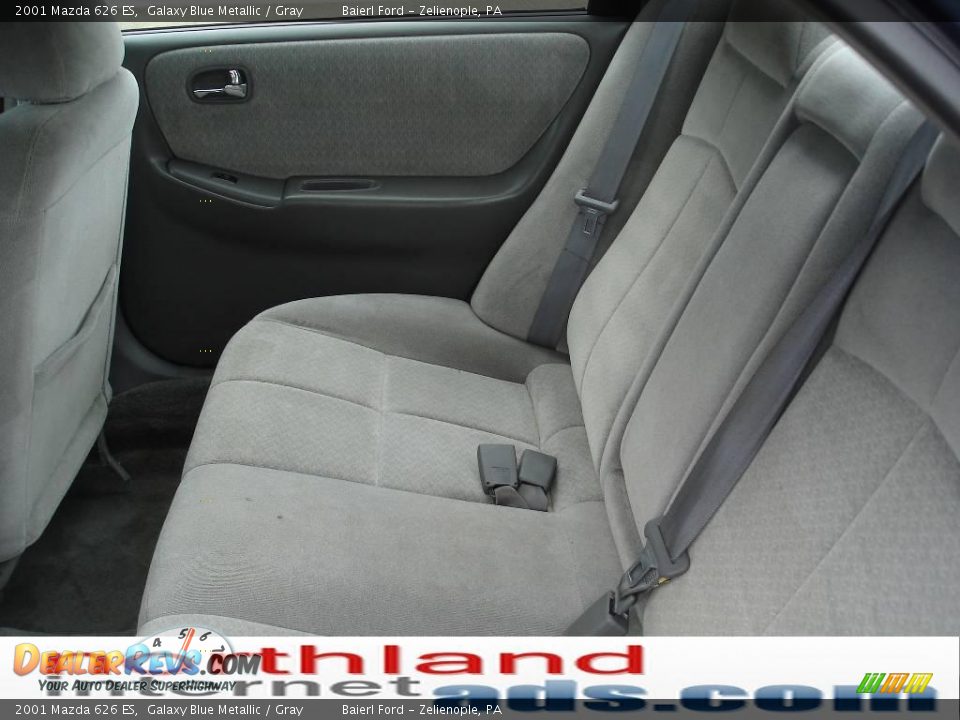 2001 Mazda 626 ES Galaxy Blue Metallic / Gray Photo #16