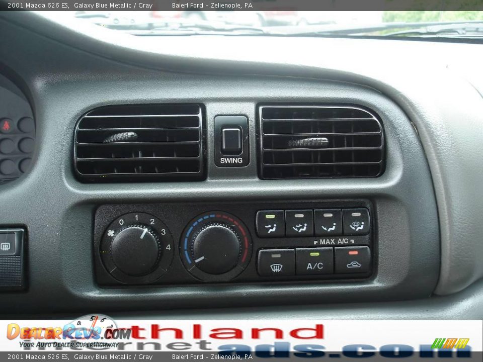2001 Mazda 626 ES Galaxy Blue Metallic / Gray Photo #17